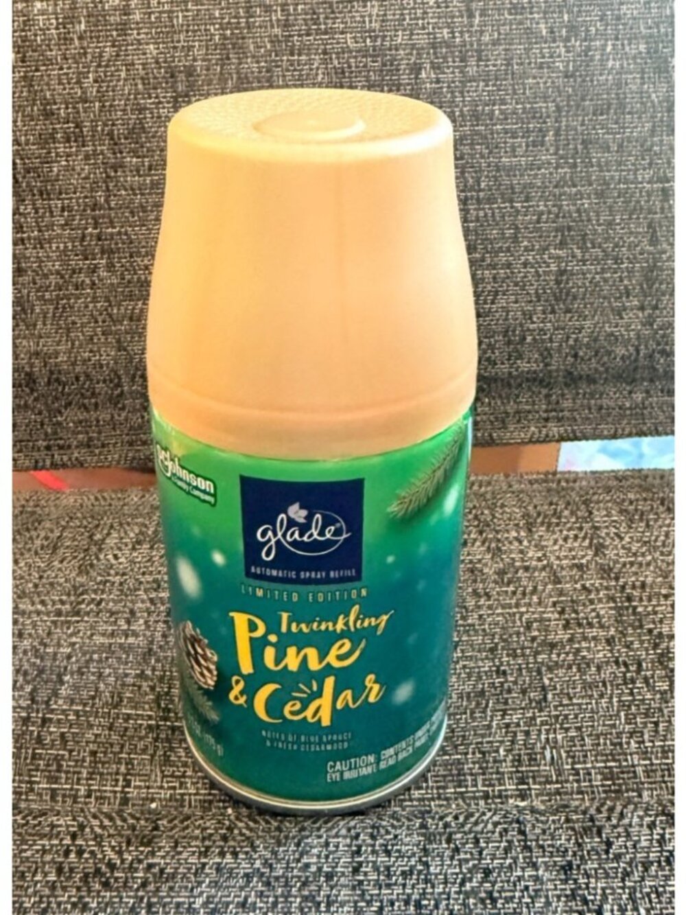 (1) Glade Automatic Spray Refill Air Freshener TWINKLING PINE & CEDAR 6.2 oz NEW